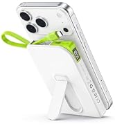 for Magsafe Power Bank, Magnetic Portable Charger with Stand, 10000mAh Wireless Battery Pack Fast...