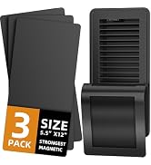 Magnetic Vent Covers (3-Pack) for Complete Sealing, 5.5" X 12" for Home Floor, Wall, and Ceiling ...