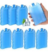 Housoutil Reusable Ice Packs for Cooler, 8pcs Portable Ice Blocks for Portable Air Conditioner Ev...