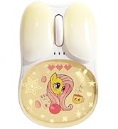 My Little Pony M01 Silent Wireless Mouse, Quiet Clicks, 3 Adjustable DPI (800/1200/1600), Dual-Mo...