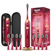 Wagner Stern Ultrasonic whitening Toothbrush with Pressure Sensor. 5 Brushing Modes and 4 Intensi...