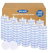100 Count Toilet Wand Refills for Clorox Toilet Wand - Upgrade 3-Layer Thickened Toilet Brush, Re...