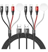 Upgraded Multi Charging Cable for Apple Watch Charger 4 in 1 Fast iPhone Watch Charger USB C Char...
