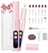 HengYuaoler Electric Nail Drill Machine File Efile Set for Acrylic Gel Nails Portable Nail Drill ...