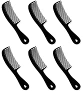 Combs for Men Pack of 6, Pocket Combs for Men, Hair Comb Set, Beard Mustache Comb