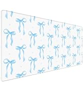 Large Computer Mouse Pad with Non-Slip Base for Desktop, Cute Gaming Mouse Mat with Stitched Edge...