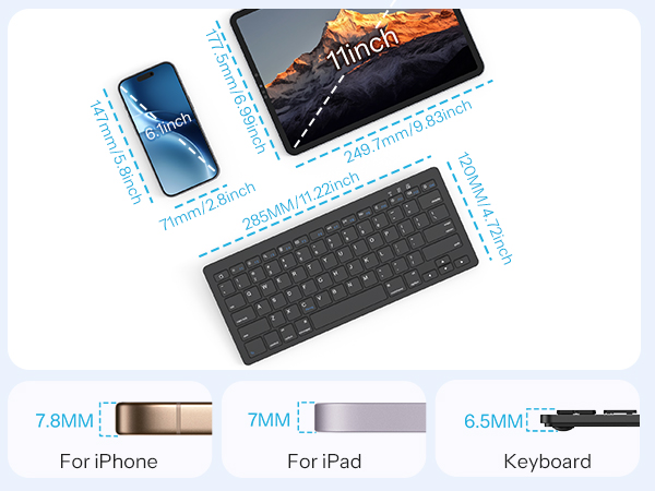 Wireless Keyboard for iPad