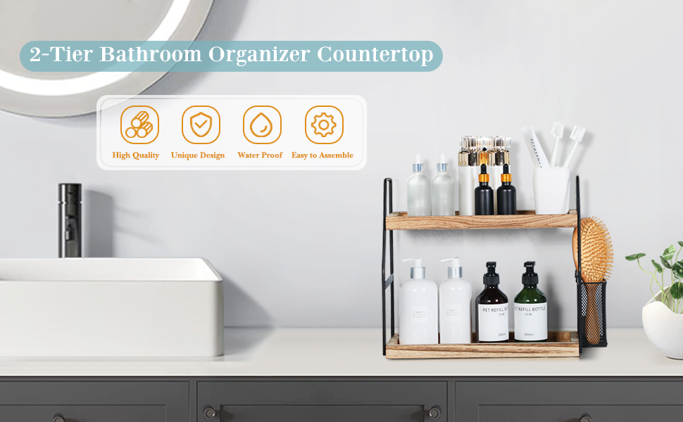 bathroom organizer countertop
