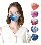 KN95 Face Masks 50 Pack 5-Ply Breathable Safety Respirator Multicolor Cup Dust Disposable KN95 Mask