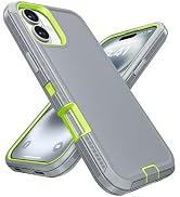 Jelanry Case for iPhone 16 5G 6.1-inch, Heavy Duty Rugged & Dual-Layer Protection [Shockproof Dro...