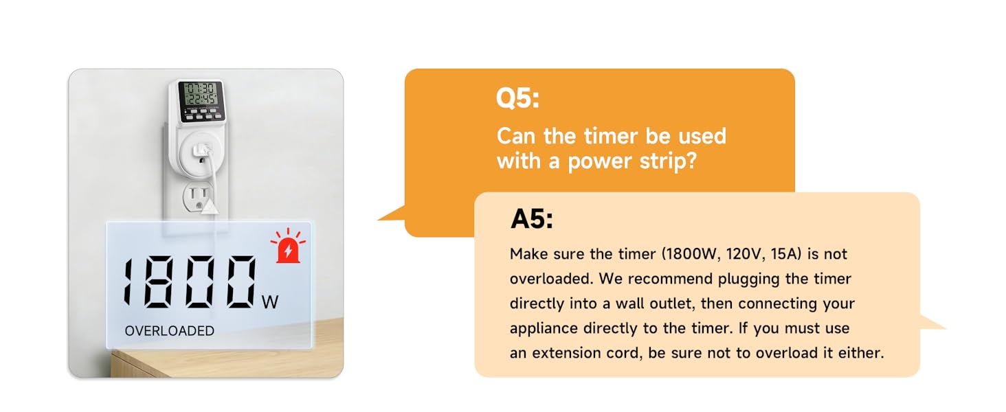 make sure timer is not overloaded (1800w,120v,15a)