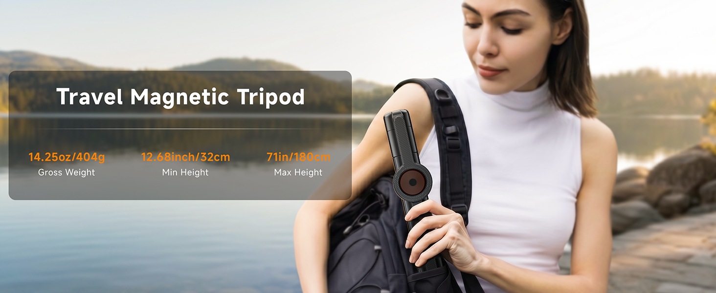 magnetic tripod tripode for iphone selfie stick compact travel portable tripod content creators