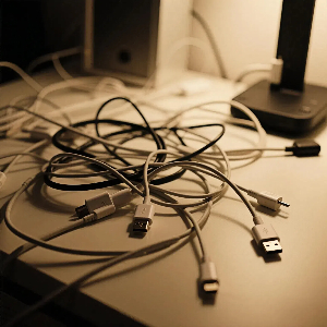 Desk mess
