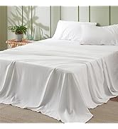 Bedsure Queen Sheet Set - 4 Pieces Soft Queen Size Sheets - Breathable & Cooling - Hotel Luxury -...