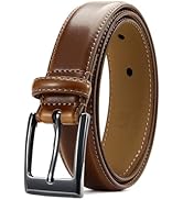 CHAOREN Mens Belts Leather Gift for Men - Ideal Match for Mens Dress Shoes
