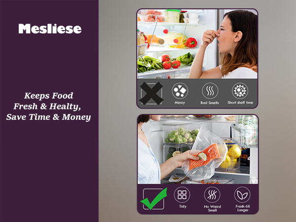 keep your food fresh longer perfect for storage and orgnization save time space and money