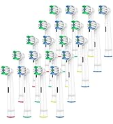 Cellena 20 Pack Replacement Brush Heads Compatible with Oral B Pro 1000, Gentle Deep Cleaning Ref...