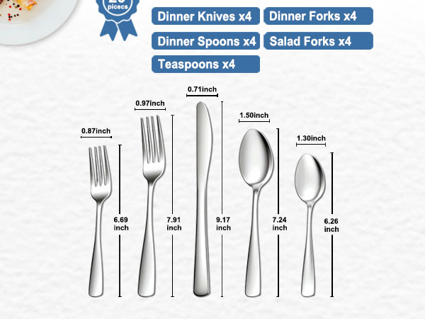silverware set