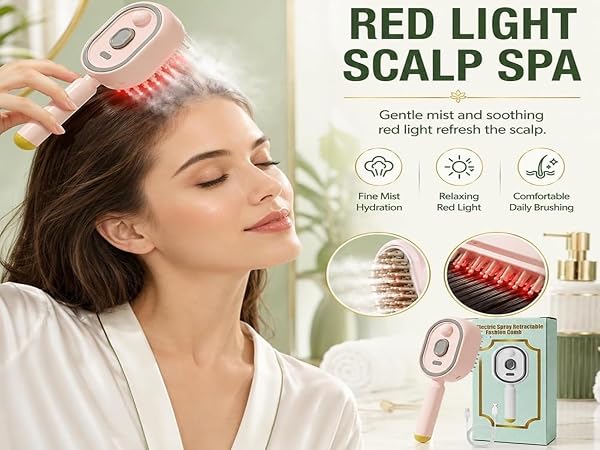 electric spray air cushion massage comb