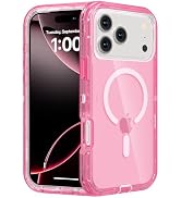 Follaroma for iPhone 17 Pro Max Case, Compatible with MagSafe, Dual Layer Transparent Magnetic Ph...