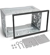 NuIth Double Din Installation Kit, Double Din Radio Mount Cage Bracket for Volkswagen 1998-2009, ...