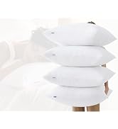 Bedsure Pillows Standard Size Set of 4 - Hotel Collection Bed Pillows for Sleeping, with Down Alt...