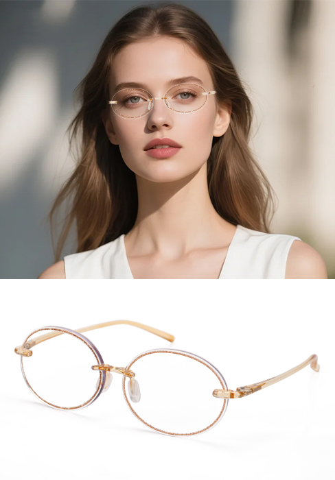 reading glasses women, blue light blocking reading glasses, rimless reading glasses