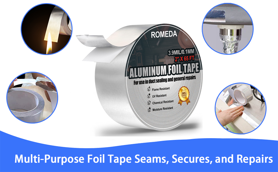 aluminum tape foil tape metal tape hvac for ductwork air conditioner sealing tape aluminum tape high