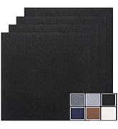 Emaraxy Peel and Stick Carpet Floor Tiles 12x12 Inch, 30 Pack Tile Carpet Squares, 4.5mm Thick Se...