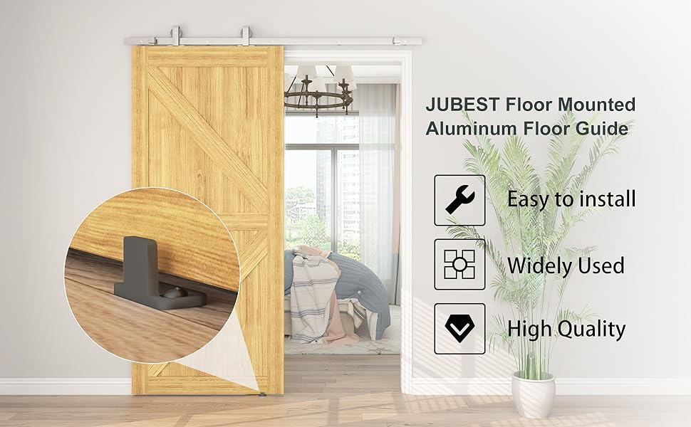 barn door floor guide