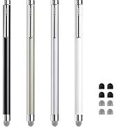 Stylus Pens for Touch Screens, ChaoQ 4 Pcs Mesh Fiber Stylus, with 4 Replaceable Mesh Tips and 4 ...