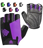 HTZPLOO Bike Gloves Cycling Gloves Biking Gloves Half Finger Bicycle Gloves for Men Women with An...