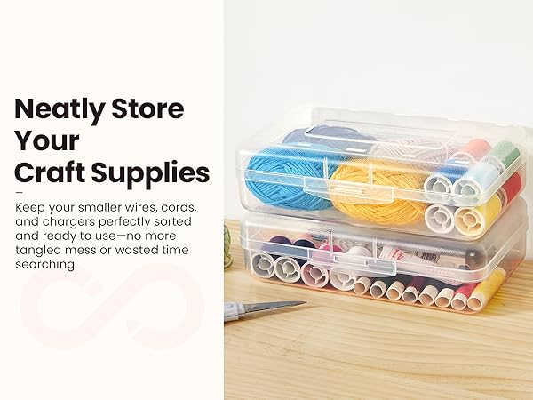 6 pack pencil box clear plastic