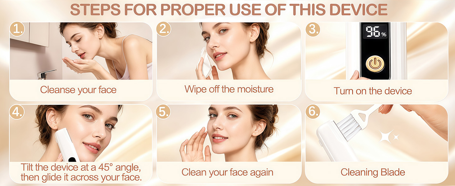 Dermaplane Razor for Women Face