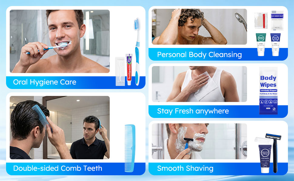 Travel Hygiene Kit Personal Toiletries Bulk