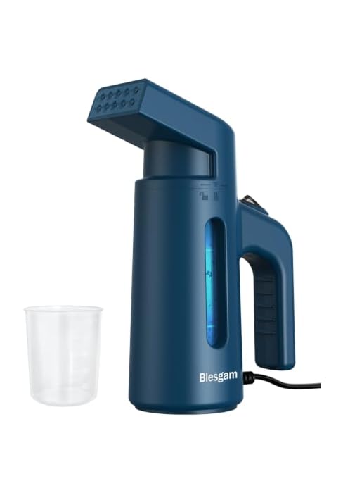 Blesgam Steamer for Clothes 700W, Double Row Steam Clothes Steamer, 180ML Large Capacity Water Ta...