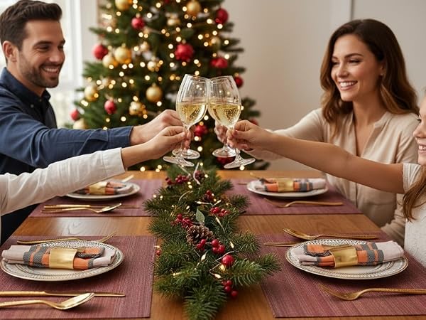 red placemats