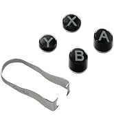 GuliKit Switch-Style Layout ABXY Replacement Buttons, Swappable Controller Keycaps Compatible wit...