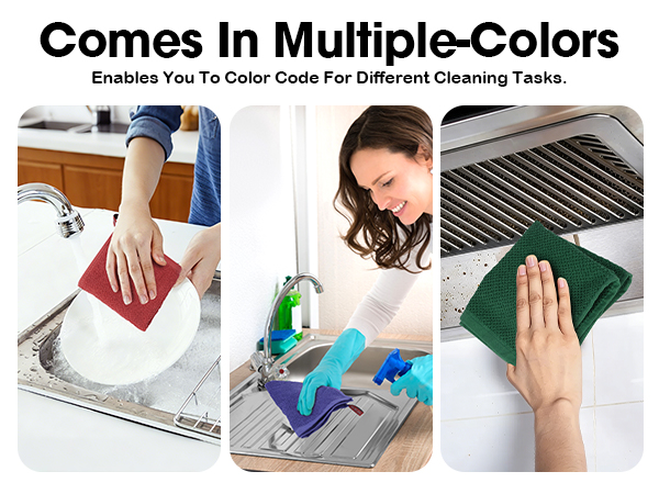 Waffle Weave Kitchen Dish Cloths