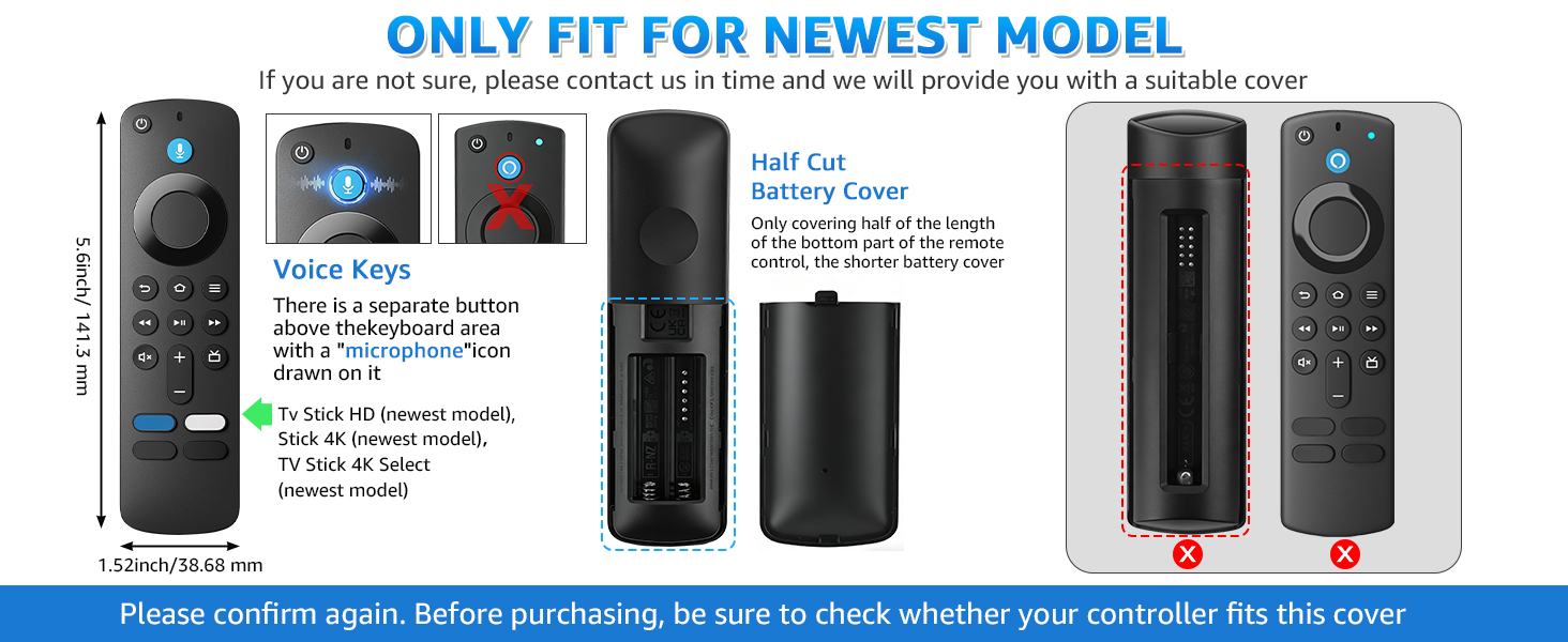 firestick remote coveronebom fire tv remote cover