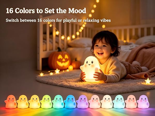 ghost toys,ghost squishy,Anti-Blue Light,Soft Light,BPA-free