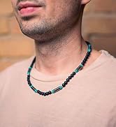 Made by Nami Surfer Necklace for Men with Natural Coconut Beads Waterproof Surfer Beaded Necklace...