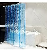 Bostofy Waterproof Shower Curtain Liner EVA Thick Shower Curtain with Heavy Duty 3 Bottom Magnets...