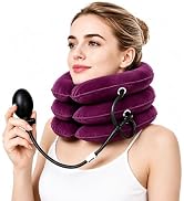 Neck Stretcher,Inflatable Cervical Traction Neck Device,Neck Relief Tool,Adjustable Cervical Brac...