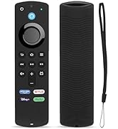 Fire Stick Remote Cover 3rd Gen, TOKERSE Anti Slip Silicone Protective Case Covers Sleeve Skin Co...