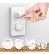 Outlet Covers (42 Pack) with Hidden Pull Handle Baby Proofing Plug Covers 3-Prong Child Safety So...