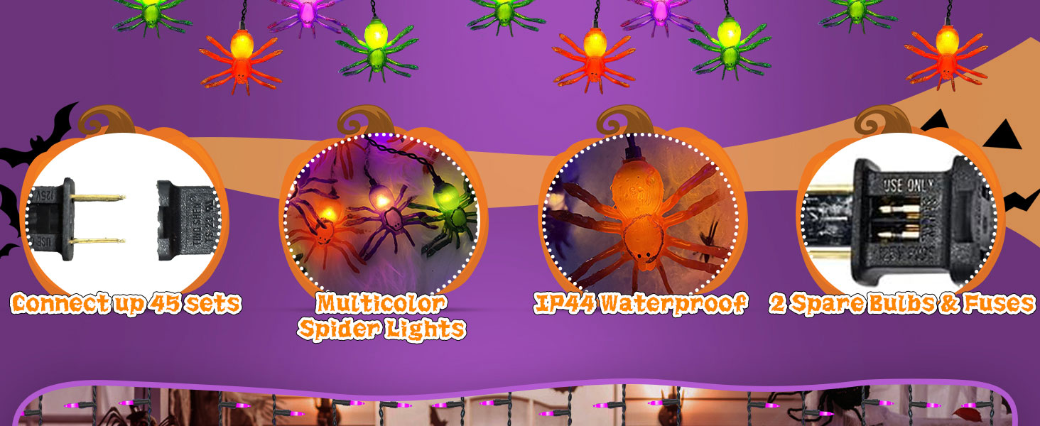 halloween window lights halloween spider web light string outdoor halloween spider string lights