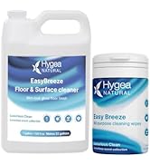 Hygea Natural EasyBreeze Ultimate Cleaning Bundle - PH Neutral Floor & Hard Surface Cleaner with ...