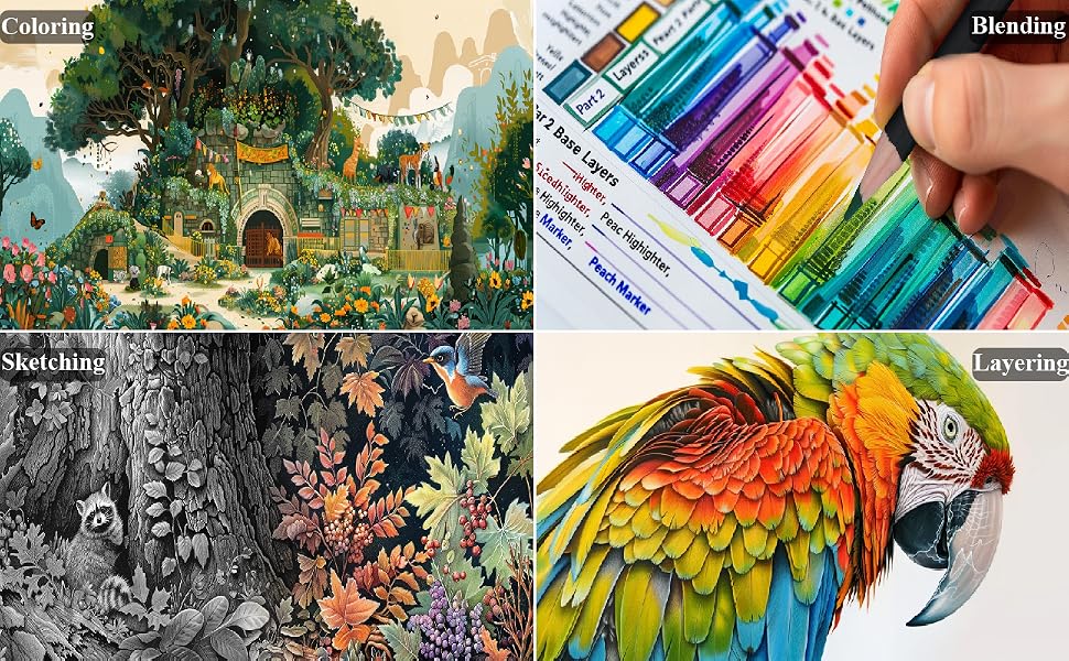 color pencils for adult coloring book