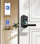 Veise VE029 WiFi Smart Lever Lock, Fingerprint Keyless Entry Door Lock with Handle